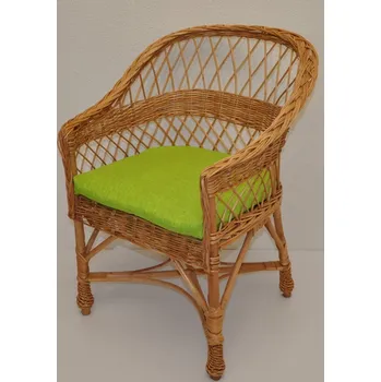 Axin Trading s.r.o. Křeslo Rudnik - polstr světle zelený melír