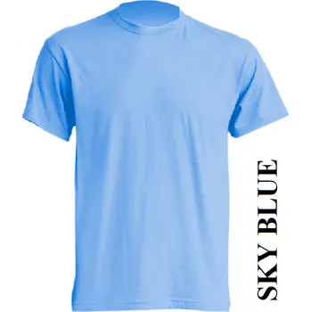 Chlapecké tričko detske-tricko-Fruit of Loom-bavlnene-nebesky-modre Barva: Sky blue - nebesky modrá, velikost: 128