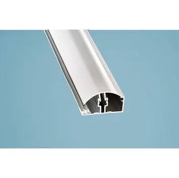 Gutta Guttaprofil Alu/Pvc 10+16mm, krajní 7000 mm stříbrná / bílá