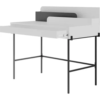 Psací stůl Kalune design Psací stůl LEILA bílo-šedý 793ELG3808