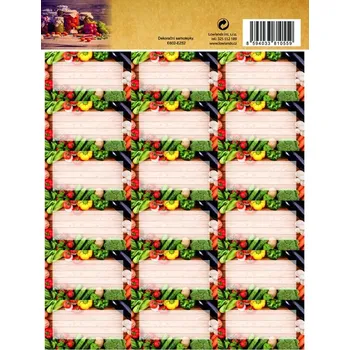 samolepka Samolepky na zavařeniny - zel.světl.