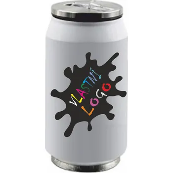 Termoska ON-DESIGN Bílá termoska Coca Cola - 510 ml s vlastním POTISKEM