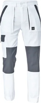 montérky CERVA Max Neo pracovní kalhoty do pasu bílé/šedé