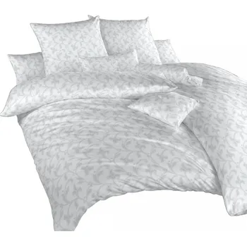 Povlečení Šedé damaškové povlečení Bohema 140x220 + 70x90