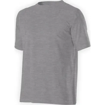Pánské tričko Triko T160 tmavě šedý melír Velikost: XXXXL