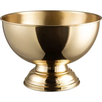 Chladič na víno Zlatá kovová nádoba na chlazení šampaňského J-line Shiny