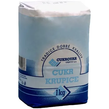 Cukr Cukrovar Vrbátky Cukr krupice 1 kg