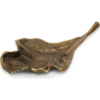 Mísa kov List 33x18,5x7,5cm zlatá