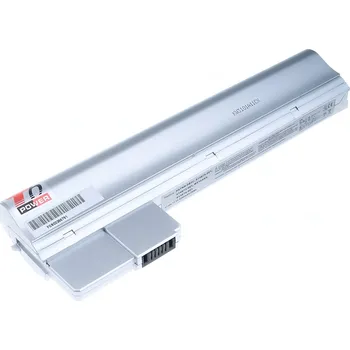 Příslušenství pro notebook Baterie T6 Power pro Hewlett Packard Mini 210-2160 serie, Li-Ion, 11,1 V, 5200 mAh (58 Wh), stříbrná