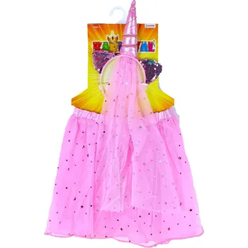 Karnevalový kostým Rappa Kostým Jednorožec tutu sukně růžová/hvězdy 104 -140 cm