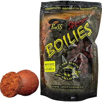Boilies Carp Servis Václavík Boss2 SPECIÁL 1kg Balení: 16mm Mrtvý korýš