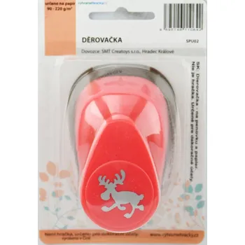 Děrovačka SMT Creatoys Raznice na papír 25 mm - běžící sob