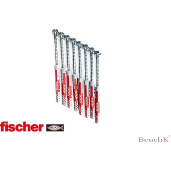 Šroub Sada hmoždinek Fischer 10×80 s nástěnnými šrouby BenchK (8 ks)