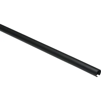 Garnýž Záclonová tyč s drážkou Memphis 16/120 cm černá