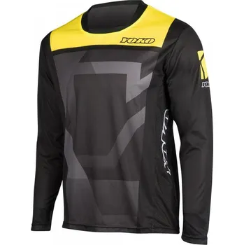 Moto dres Motokrosový dres YOKO KISA černý / žlutý XXL