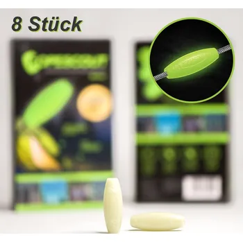 Příslušenství ke stanu Ropescout Fotoluminiscenční spony 8 ks