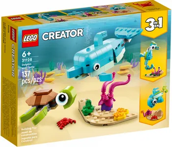 Stavebnice LEGO LEGO Creator 3v1 31128 Delfín a želva