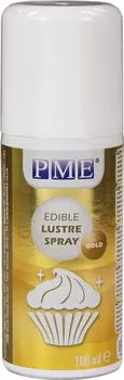 Potravinářské barvivo PME Perleťová barva ve spreji 100 ml zlatá
