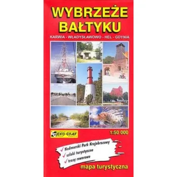 Wybrzeże Bałtyku Karwia - Władysławowo - Hel - Gdynia mapa 1:50 000 Eko Graf – Praca zbiorowa (PL)