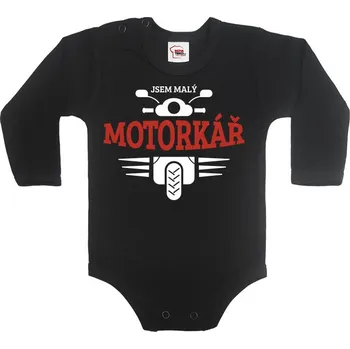 Kojenecký body Body s potiskem Malý motorkář, Barva Černá, Velikost 98 / 2-3r, Canvas Dětské body Bezvatriko.cz 0660 - DTF/DTG