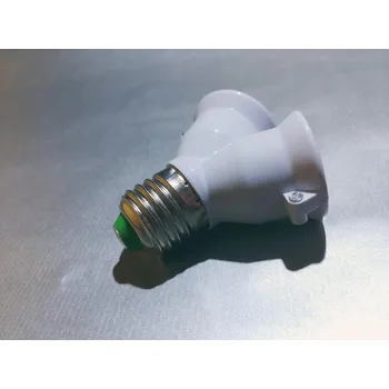 Objímka na žárovku LEDMEGROW Rozdvojka E27 na 2 x E27