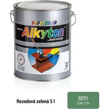 barva na kov RUST-OLEUM ALKYTON RAL6011 lesk 5l