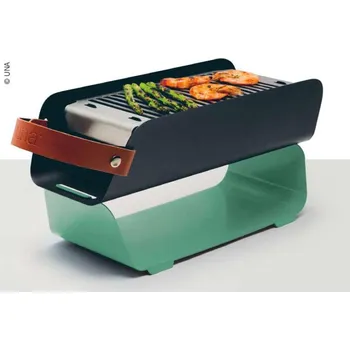 Zahradní gril UNA Přenosný gril Una - Tyrkys