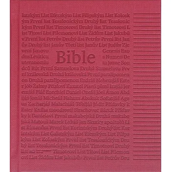 Poznámková Bible korálová: Český ekumenický překlad - Česká biblická společnost (2021, pevná)