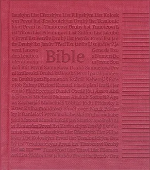 Poznámková Bible korálová: Český ekumenický překlad - Česká biblická společnost (2021, pevná)