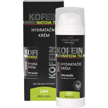 Pleťový krém Vivaco HYDRATAČNÍ KRÉM PRO MUŽE KOFEIN A MATCHA TEA