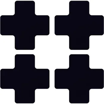 Kancelář Černá extrémně odolná značka – kříž, 5 × 13 cm – XP 150