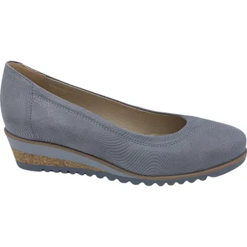 Dámské lodičky Traxin Dámské kožené lodičky na klínku MISSTIC AF 426 šedé Velikost: 36 (EU)