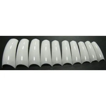 Umělé nehty Tipy na nehty 100ks, bílé