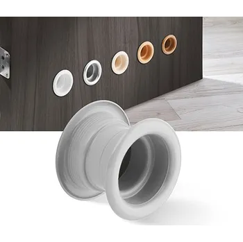 Větrací mřížka AC-T SERVIS Větrací průchodka plastová kulatá Barva: šedá