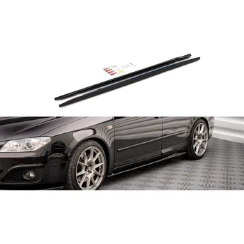 Auto-moto Prahové lišty Seat Exeo černý lesklý plast