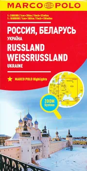 Automapa: Rusko, Bělorusko, Ukrajina 1:2 000 000 - Marco Polo (2016)