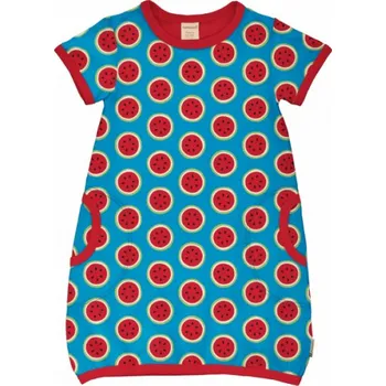 Dívčí šaty Dívčí balonové šaty s krátkým rukávem Melouny Maxomorra Velikost: 92/98