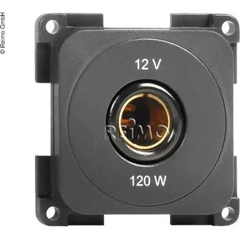 Elektrická zásuvka Fawo Zásuvka Presto 12V malá Černá