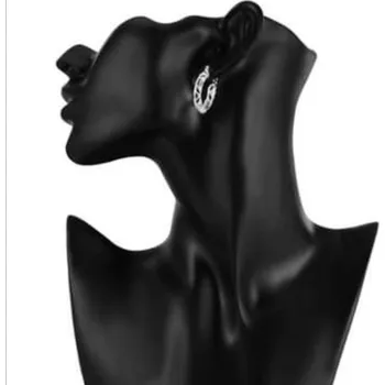 Souprava šperků Stříbrné elegantní náušnice 3x2 cm (Náušnice)