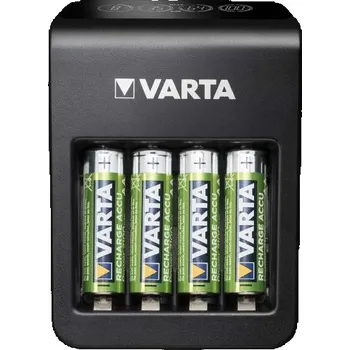Nabíječka baterií NABÍJEČKA BATERIÍ NIMH VARTA LCD PLUG CHARGER + 4x AKU 2100mAh AA/R6