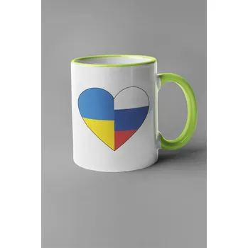 Hrnek Mírové srdce Barva: Zelená