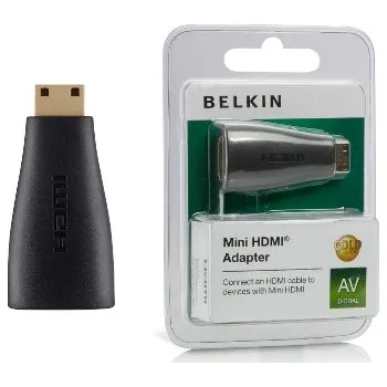Video redukce BELKIN HDMI - Mini HDMI redukce (F/M) Gold