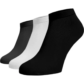 Dámské ponožky Zvýhodněný set 3 párů bambusových kotníkových ponožek - mix barev Bílá Viskoza (Bambus) 39-41