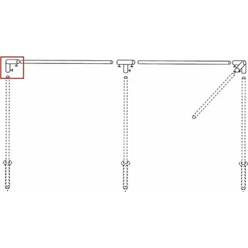 Příslušenství ke stanu Koncová konzole tyče