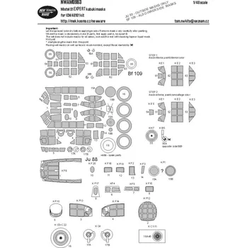 Plastikový model New Ware 1/48 Mask Mistel S1 EXPERT (ICM 48101)