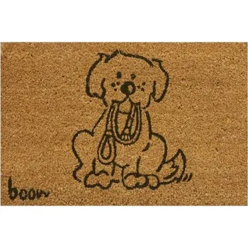 Rohožka Kokosová čistící venkovní vstupní rohož FLOMA Puppy - 40 x 60 x 1,4 cm
