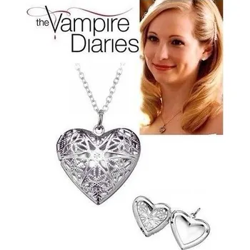 Seriál otevírací medailonek Upíří deníky Caroline Forbes