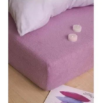 Prostěradlo Prostěradlo froté fialová TiaHome 200x220cm