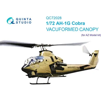 Plastikový model 1/72 Vacu canopy AH-1G Cobra (AZl)