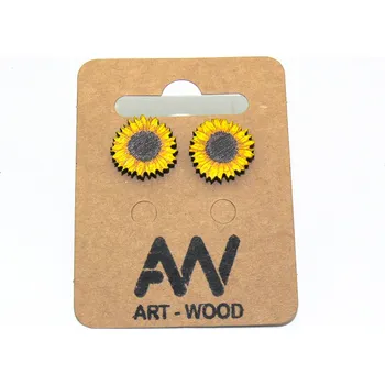 Náušnice art-wood.cz Náušnice - slunečnice